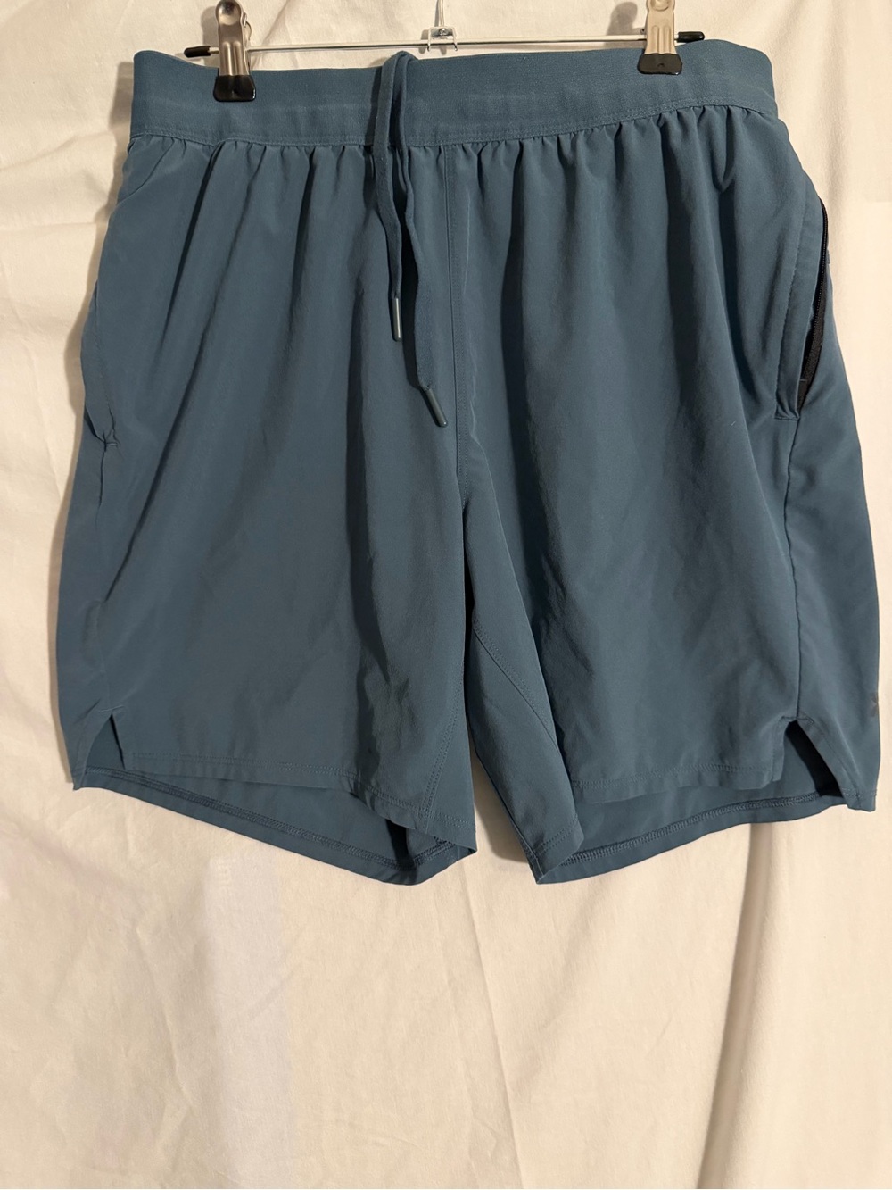 #524 Men's Drawstring Performance Shorts - Steel Blue